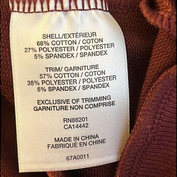 Soul + Sky womens sweatshirt Size XS Port Luxe Terry Drawstring Hooded slits NWT - Picture 4 of 8